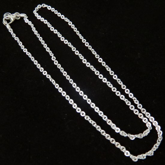 Well Looking Plain Silver 925 Sterling Silver Chain