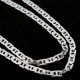 Authentic White Plain Silver 925 Sterling Silver Chain