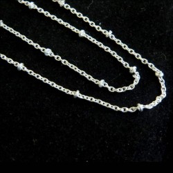 Twisted Rock !! Spiga Plain Silver 925 Sterling Silver Chain