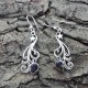 Awesome Smoky Quartz Cut Stone 925 Sterling Silver Earring