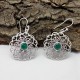 Engaging Green Onyx 925 Sterling Silver Earring