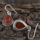 Eye Chatching Red Onyx 925 Sterling Earring!!