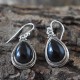 Rustic-Black Onyx 925 Sterling Silver Dangle Earring!!
