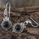 Pitch Black Onyx 925 Sterling Silver Earring