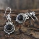 Pitch Black Onyx 925 Sterling Silver Earring