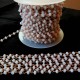 Amazing Silver Beads Chain !! Unique Silver Beads White Opek Gemstone Rosary Beads