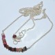 Nice Beads Chain Tourmaline 925 Sterling Silver Necklace