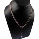 Lovely !! Beads Garnet 925 Sterling Silver Necklace