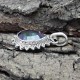 Attractive Pear Shape Mystic Topaz Cut Stone Silver Pendant