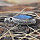 Blue Fire Labradorite 925 sterling Silver Pendant