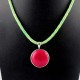 Tropicalc Glow !! Red Aventurine 925 Sterling Silver Pendant