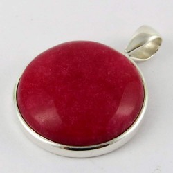 Tropicalc Glow !! Red Aventurine 925 Sterling Silver Pendant