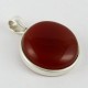 Spirit Of Peace !! Red Onyx 925 Sterling Silver Pendant