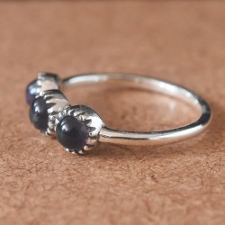 Amethyst Gemstone 925 Sterling Silver Ring