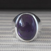 Amethyst Gemstone 925 Sterling Silver Ring