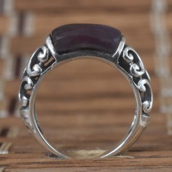 Amethyst Gemstone 925 Sterling Silver Ring For Her!!