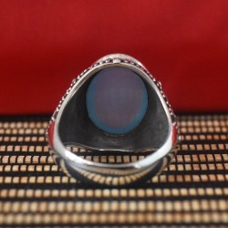 Chalcedony 925 Sterling Silver Ring