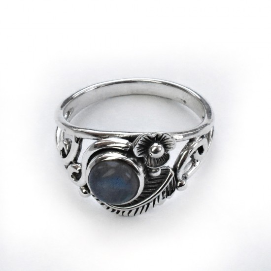 Delightful Labradorite Gemstone 925 Sterling Silver Ring