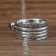 Lapis Lazuli Cabochon Gemstone 925 Sterling Silver Ring