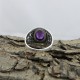Natural Amethyst 925 Sterling Silver Solitaire Ring