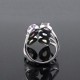 925 Sterling Silver Rhodium Plated Natural Multi Stone Ring Handmade Ring