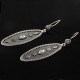 Amazing Design 925 Sterling Plain Silver Dangle Hook Earring Girls Jewelry