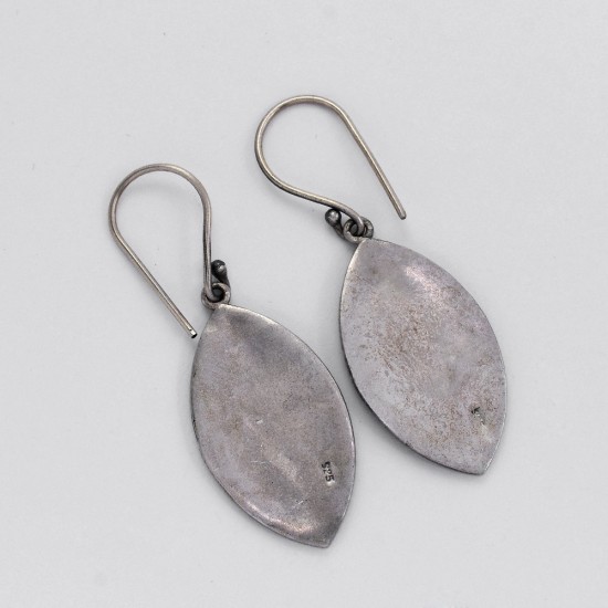 plain 925 sterling silver earrings