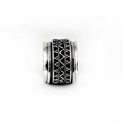 925 Sterling Plain Silver Handmade Band Ring Oxidized Jewelry