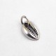 925 Sterling Plain Silver Jewelry Shell Pendant Oxidized Silver Jewelry 925 Stamped Jewelry