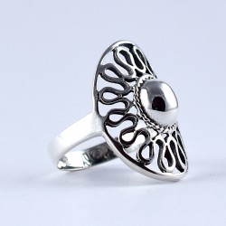 925 Sterling Plain Silver Ring Handmade Jewellery Engagement Ring Gift For Her