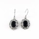 925 Sterling Silver Black Onyx Handmade Earring Jewelry