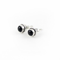 925 Sterling Silver Black Onyx Stud Earring Jewelry