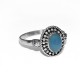 925 Sterling Silver Chalcedony Ring Handmade Women Jewelry Boho Ring