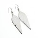 925 Sterling Plain Silver Oxidized Drop Dangle Earring Boho Jewelry