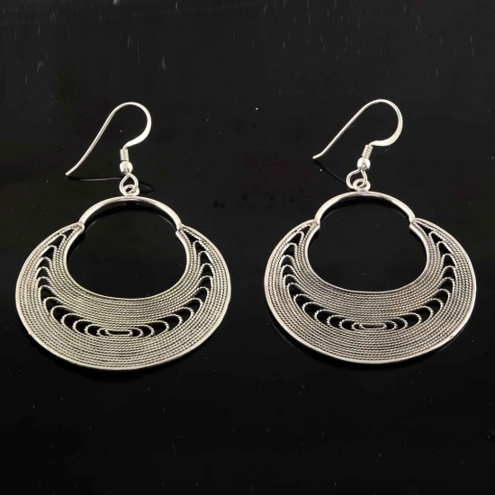 925 Sterling Silver Drop Dangle Earring Women Latest Fashion Jewelry