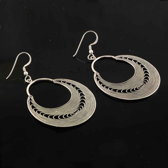 925 Sterling Silver Drop Dangle Earring Women Latest Fashion Jewelry