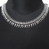 A Wonderful Way !! 925 Sterling Silver Handmade Necklace Plain Silver Necklace