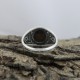Unique Ring Tiger Eye Round Shape Brown Gemstone 925 Sterling Silver Ring