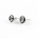 925 Sterling Silver Rainbow Moonstone Stud Earring Jewelry Gift For Her