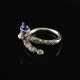 Lapis Gemstone Silver Ring Jewelry 925 Handmade Silver Ring 