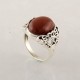 Red Onyx Gemstone 925 Sterling Silver Ring!! Indian Handmade Silver Ring