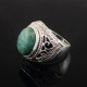Azurite 925 Sterling Silver Gemstone Jewelry Ring
