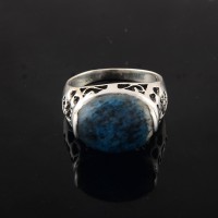 Azurite Silver Jewelry Handmade Ring 925 Handmade Silver Ring 
