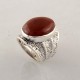 Red Onyx !! 925 Handmade Sterling Silver Ring Indian Silver Jewelry
