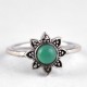 Alluring Green Onyx Ring 925 Sterling Silver Oxidized Silver Jewelry Handmade SIlver Jewelry