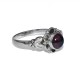 Alluring Red Garnet 925 Sterling Silver Handmade Ring Jewelry