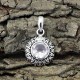Alluring Rose Quartz 925 Sterling Silver Pendant Handmade Jewelry