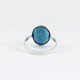 American Turquoise 925 Sterling Silver Solitaire Ring Wholesale Silver Jewelry Gift For Her