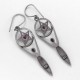 Amethyst Earring 925 Sterling Silver Drop Dangle Earring Oxidized Jewellery Manufacture Silver Jewellery