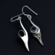 Amethyst Earring Oxidized Silver Jewellery 925 Sterling Silver Handmade Drop Hook Earring Jewellery